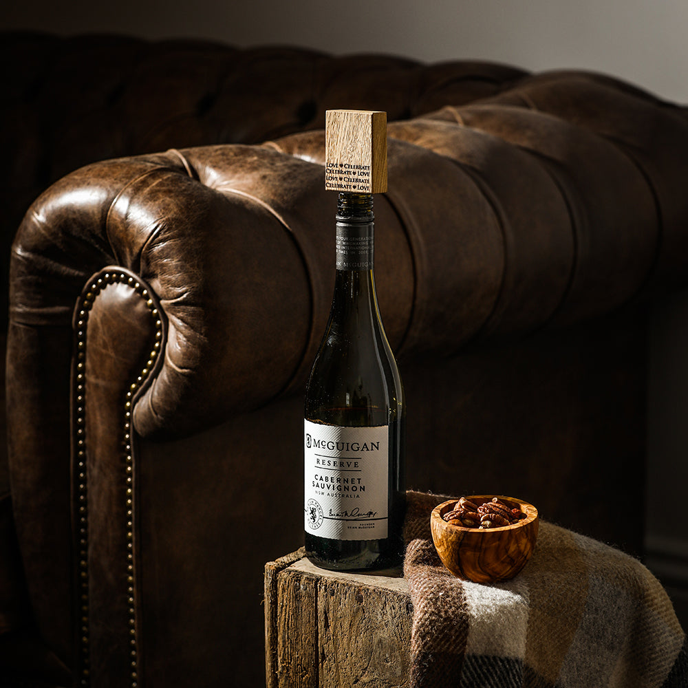 Selbrae House Love & Celebrate Oak Bottle Stopper