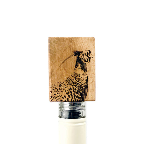 Selbrae House Pheasant Oak Bottle Stopper