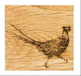Pheasant Single Oak Coaster by Selbrae House