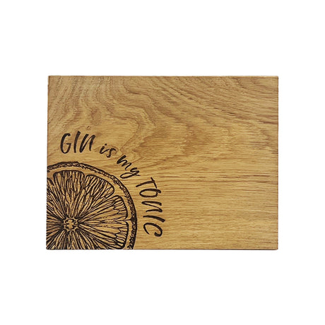 Selbrae House Gin is My Tonic Oak Bar Board