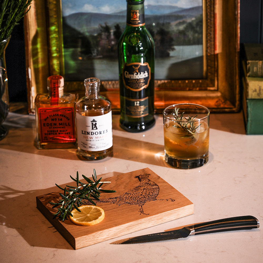 Selbrae House Pheasant Oak Bar Board