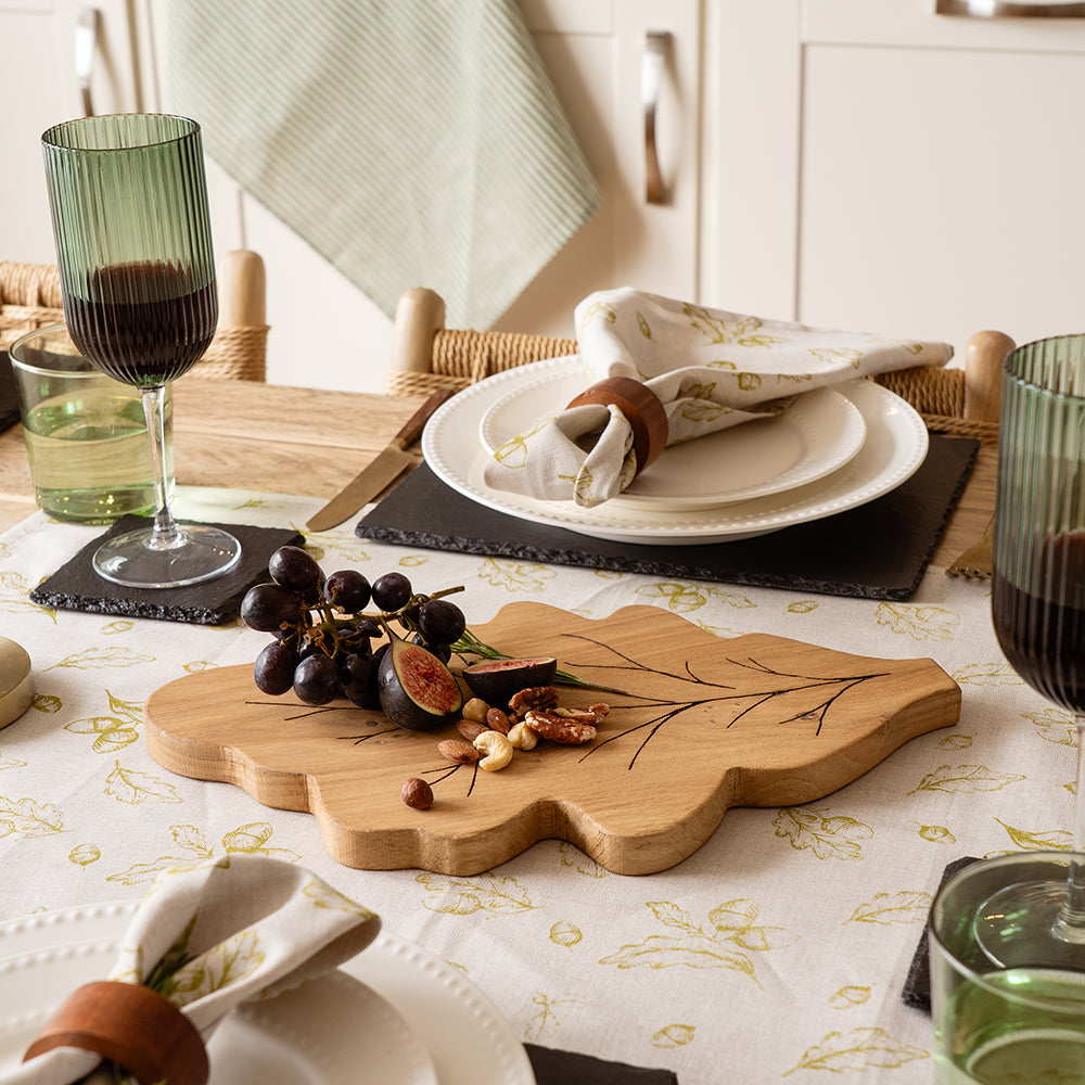 Selbrae House Oak Leaf Framed Serving Board