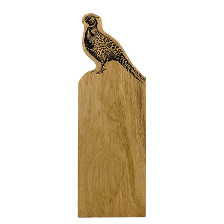 Selbrae House Pheasant Framed Oak Serving Board - Medium