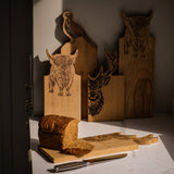 Stag Framed Oak Serving Board - Medium