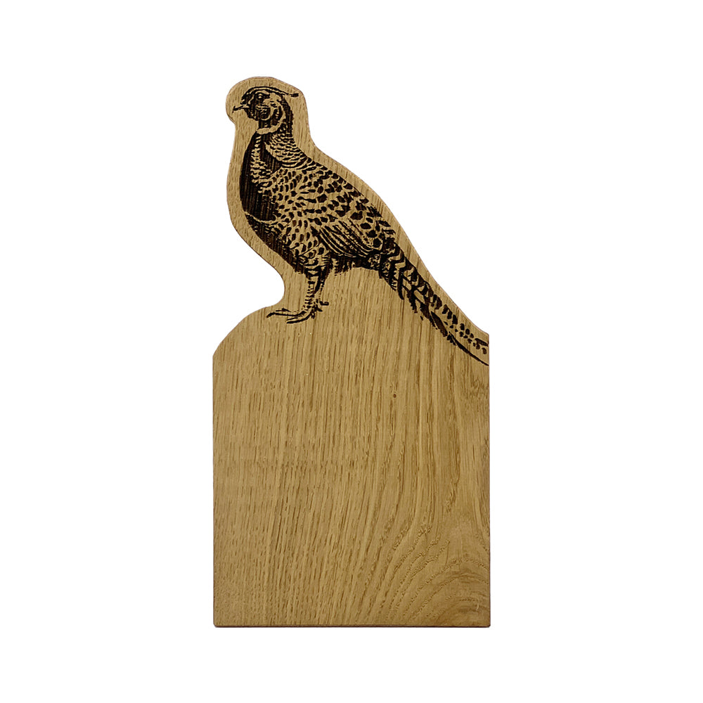 Selbrae House Pheasant Framed Oak Serving Board - Small