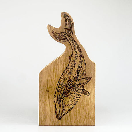 Selbrae House Whale Framed Oak Serving Board - Small