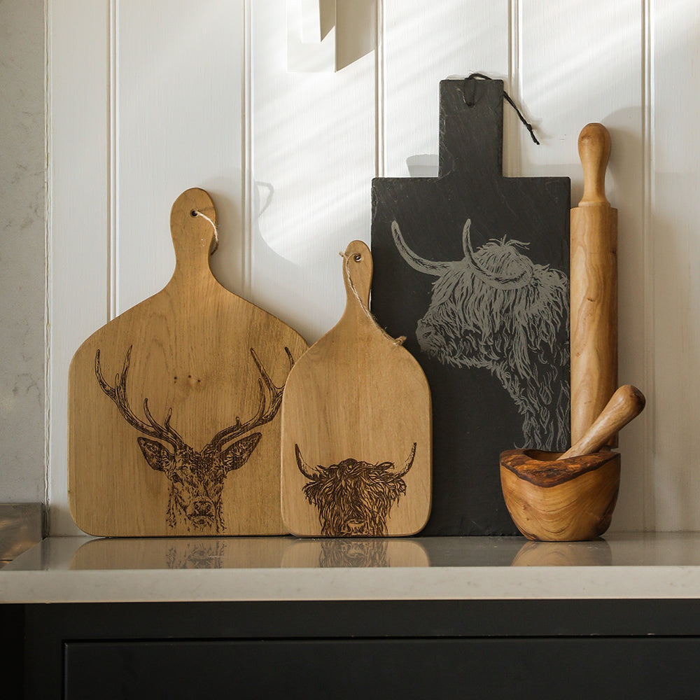 Stag Prince Oak Hanging Paddle - Medium