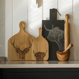 Stag Prince Oak Hanging Paddle - Medium
