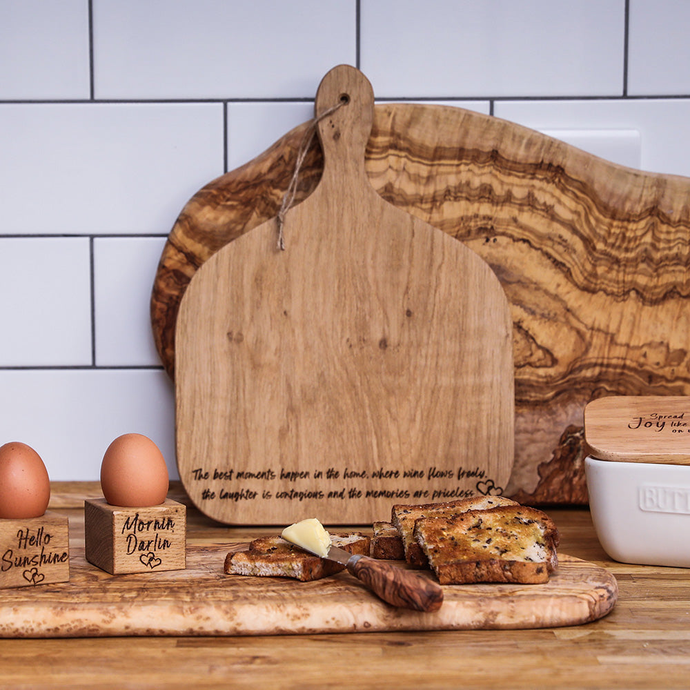 Selbrae House The Best Moments Oak Hanging Paddle - Medium