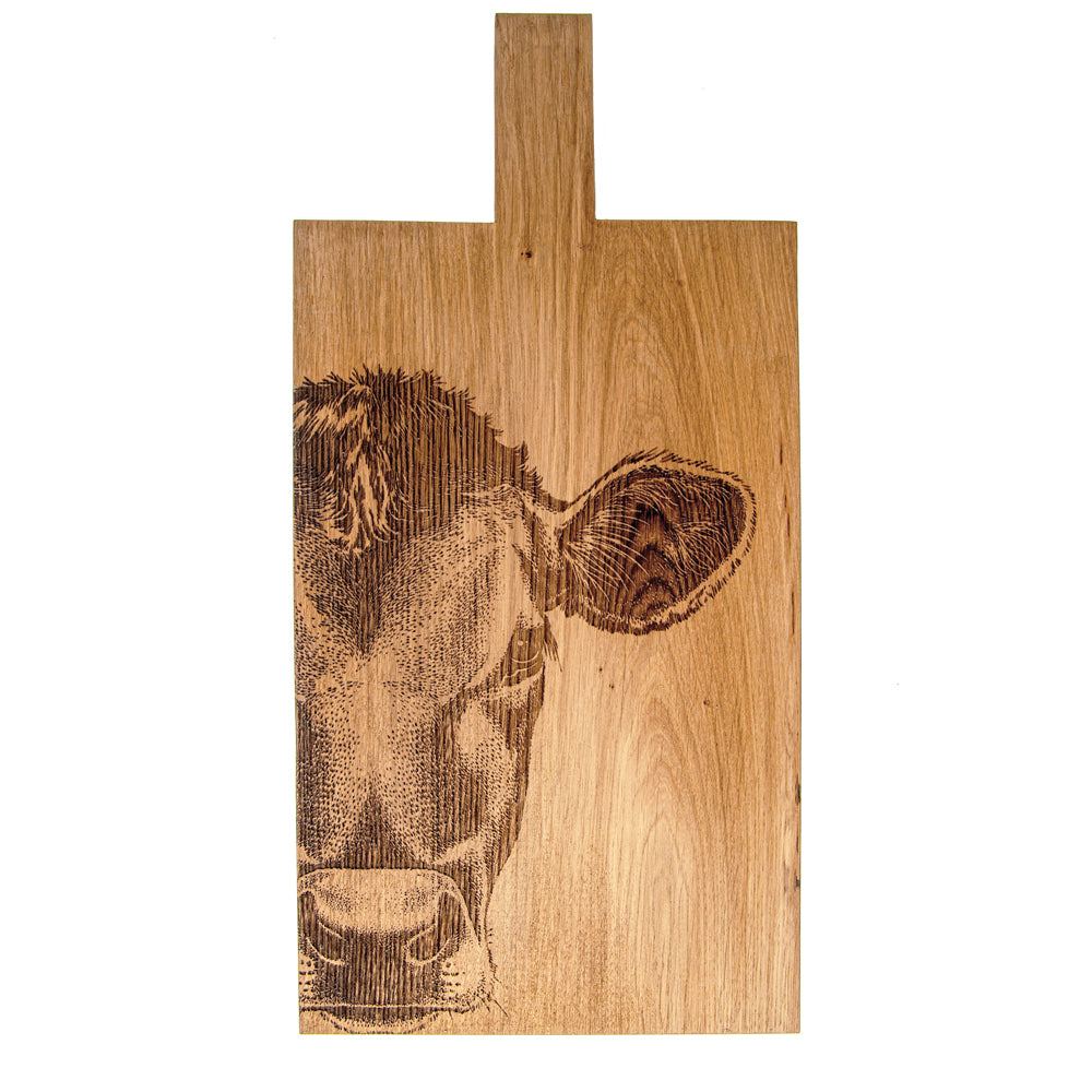 Selbrae House Jersey Cow Oak Paddle - Large