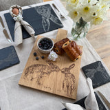 Kissing Hare Oak Paddle - Medium