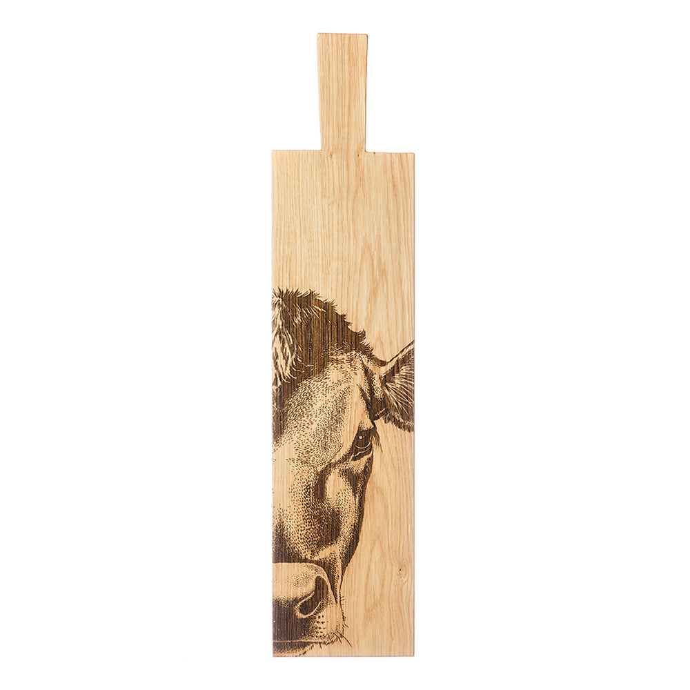 Selbrae House Jersey Cow Oak Paddle - Long