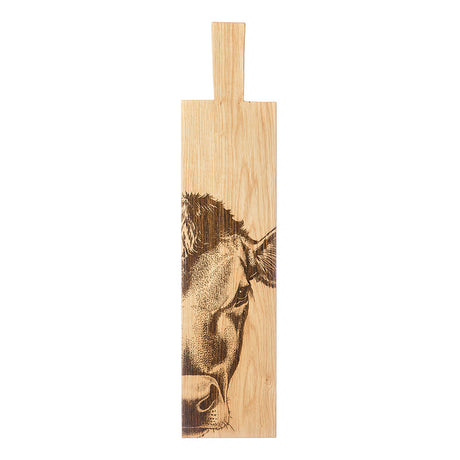 Selbrae House Jersey Cow Oak Paddle - Long