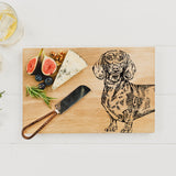 Selbrae House Dachshund Oak Serving & Cheese Board