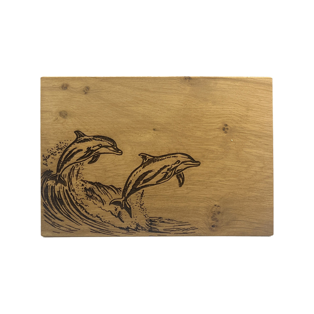 Selbrae House Dolphin Oak Serving & Cheese Board