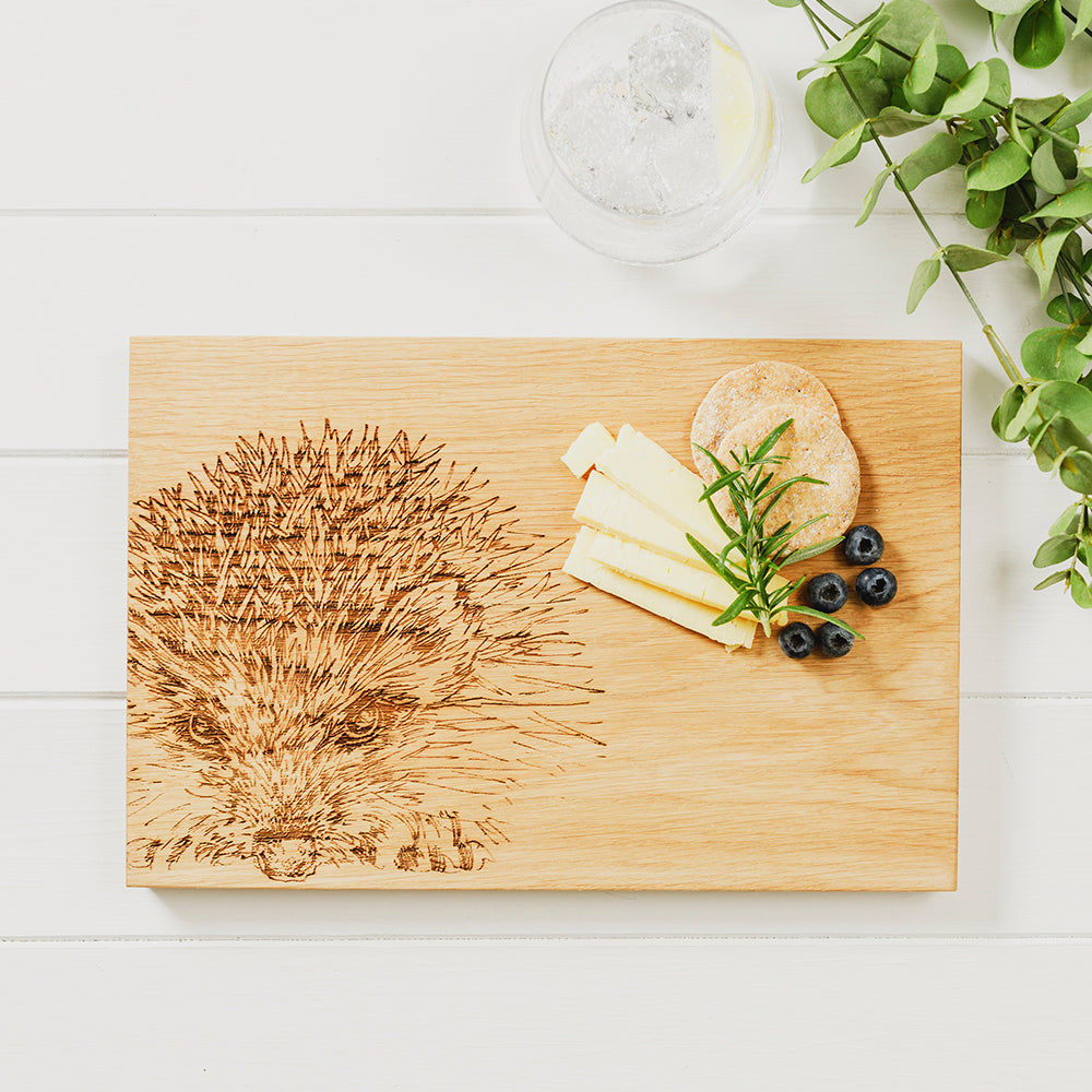 Selbrae House Hedgehog Oak Serving & Cheese Board