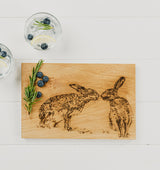 Selbrae House Kissing Hare Oak Serving & Cheese Board