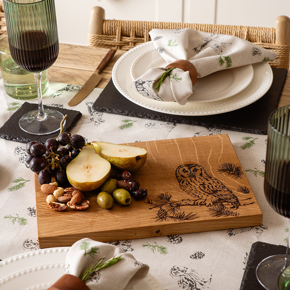Selbrae House Tawny Owl Oak Serving / Cheese Board