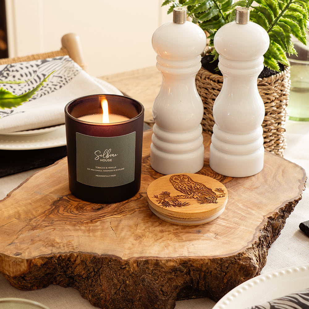 Selbrae House Tawny Owl Tobacco & Vanilla Candle
