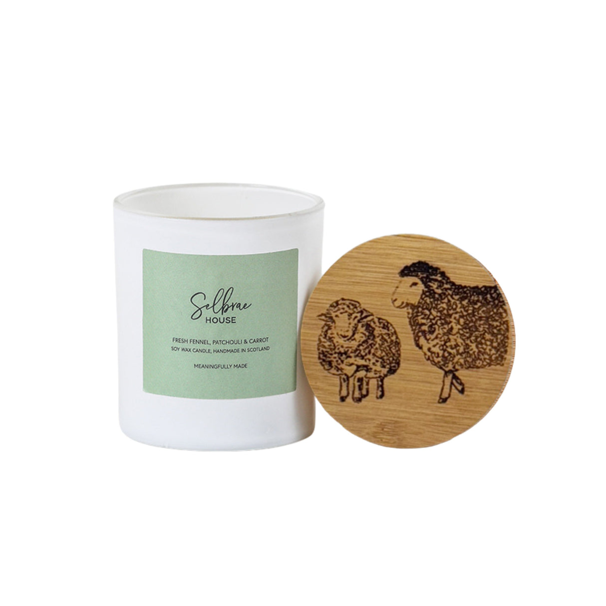 Selbrae House Sheep Fresh Fennel, Patchouli & Carrot Candle