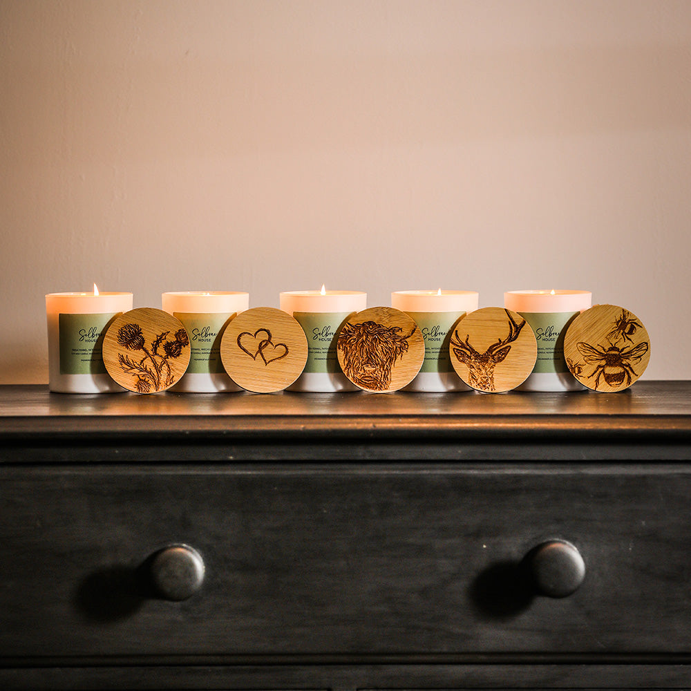 Stag Prince Fresh Fennel, Patchouli & Carrot Candle - 100% soy wax