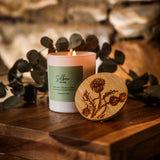 Selbrae House Thistle Trio Fresh Fennel, Patchouli & Carrot Candle