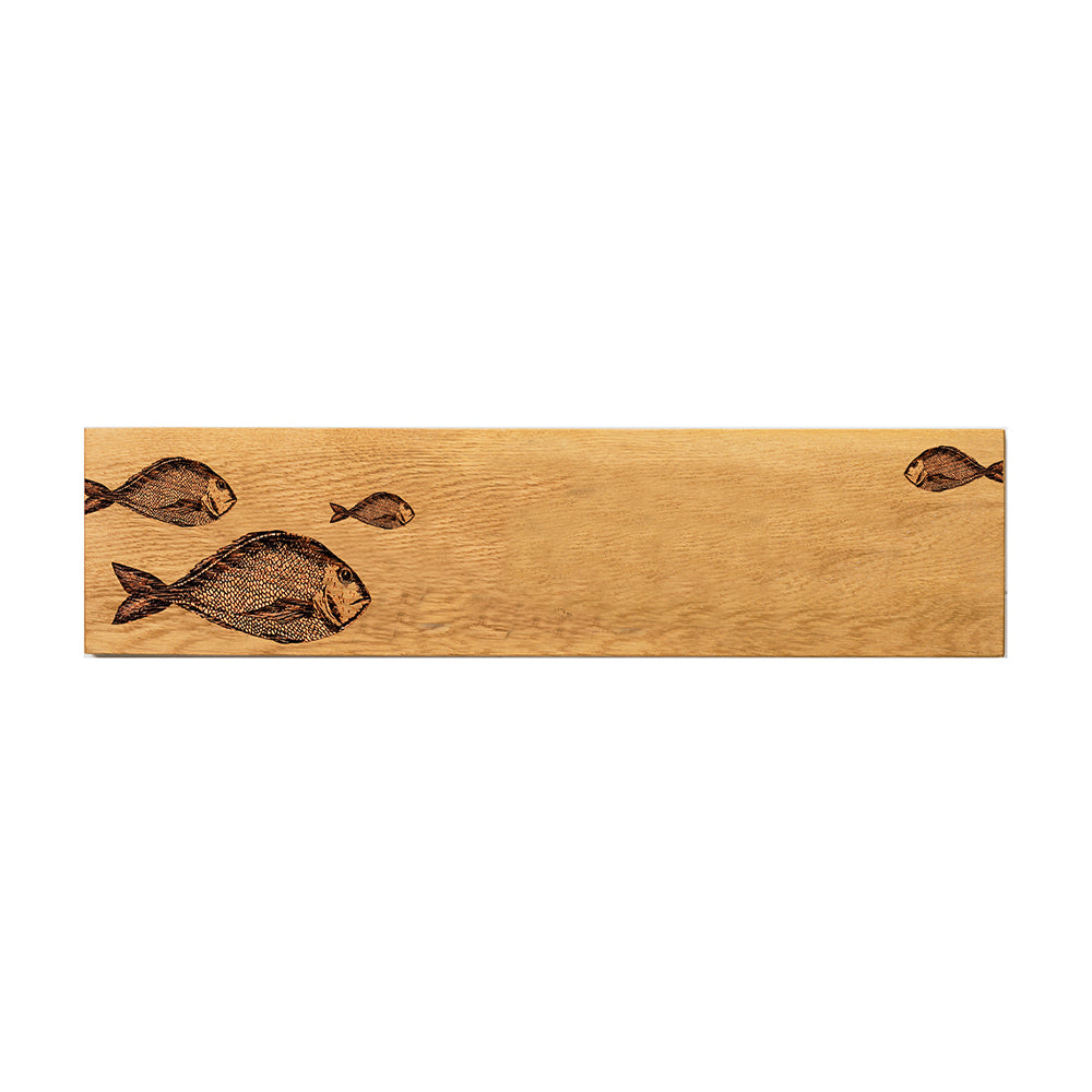 Selbrae House Fish Repeat Oak Serving Platter