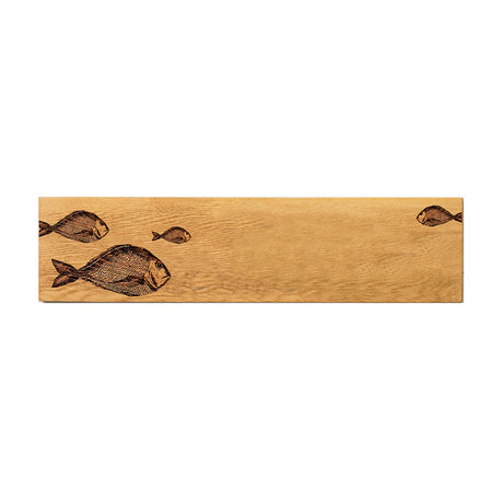 Selbrae House Fish Repeat Oak Serving Platter