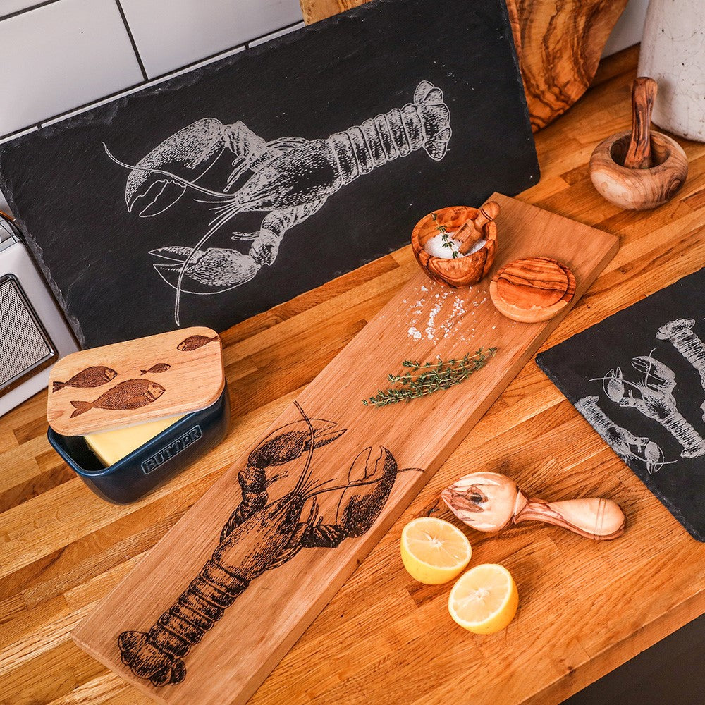 Selbrae House Lobster Oak Serving Platter
