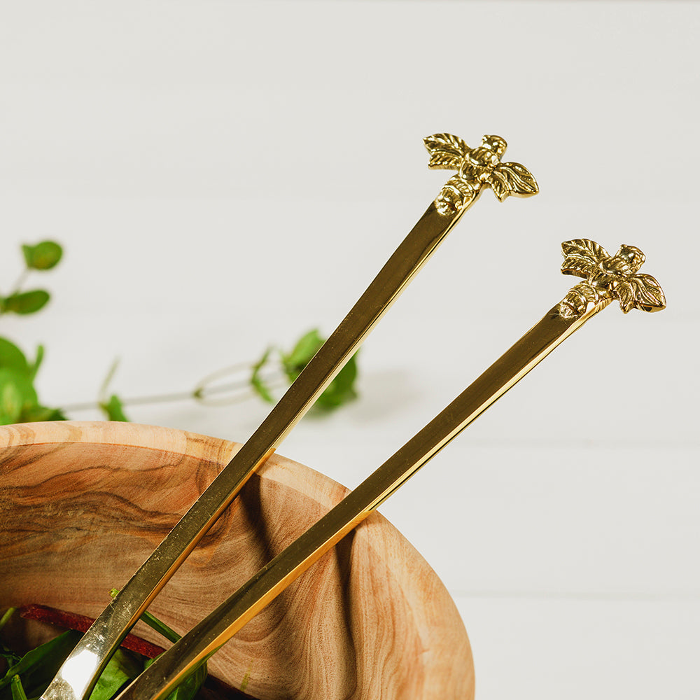 Bee Salad Server Set by Selbrae House