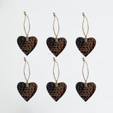Selbrae House Hand Hammered Hearts - Set of 6