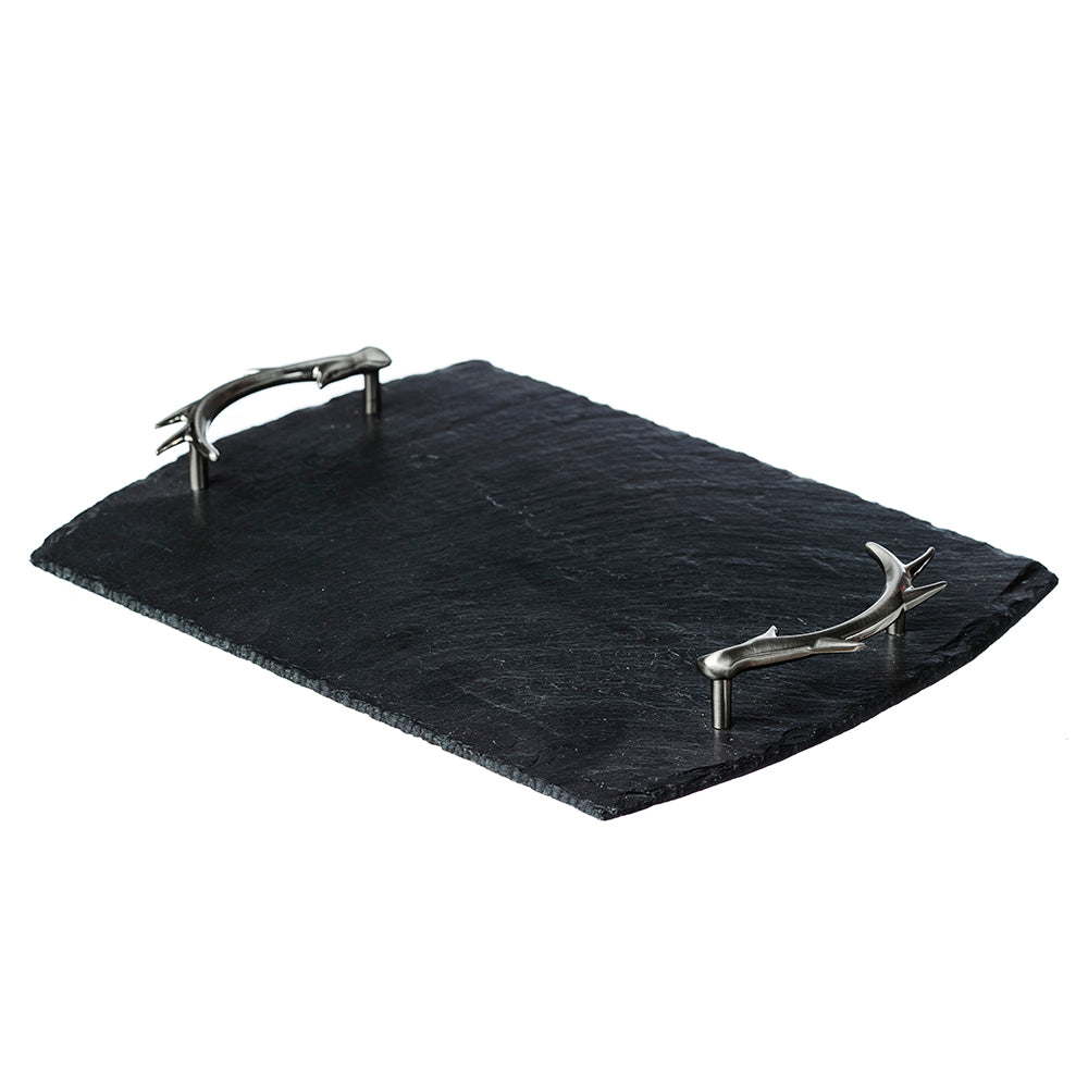 Selbrae House Antler Slate Serving Tray - Medium