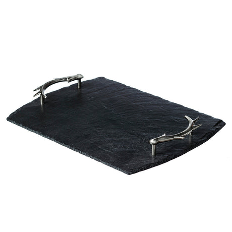 Selbrae House Antler Slate Serving Tray - Medium
