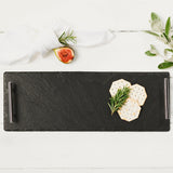 Selbrae House Plain Handle Slate Serving Tray - Small