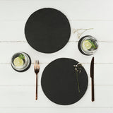 Selbrae House Round Slate Place Mats - Set of 2