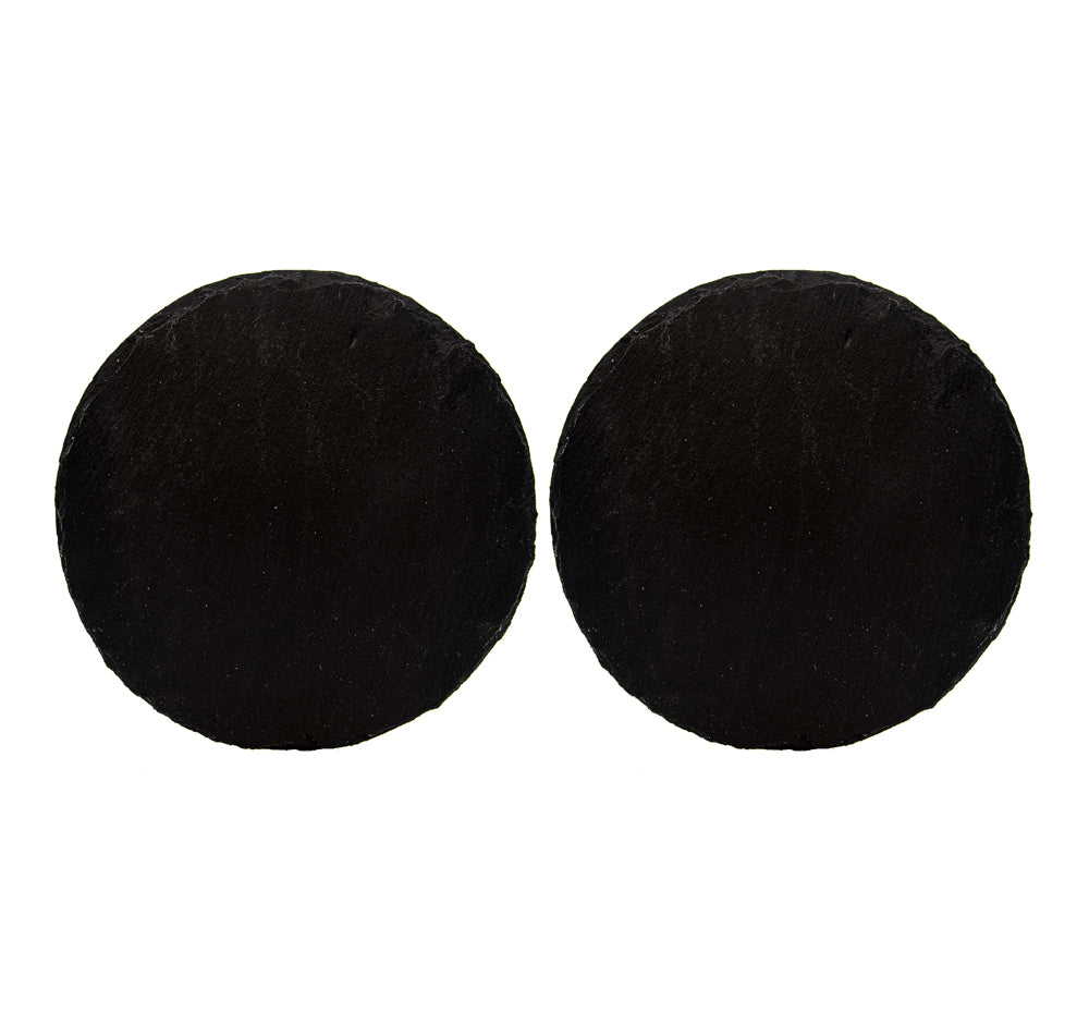 Selbrae House Round Slate Place Mats - Set of 2