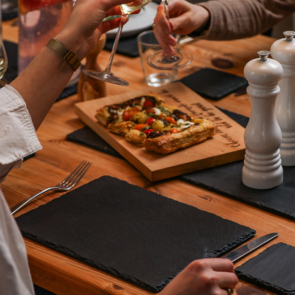 Selbrae House Rectangular Slate Place Mats - Set of 2