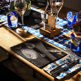 Selbrae House Fish Repeat Slate Place Mats - Set of 2