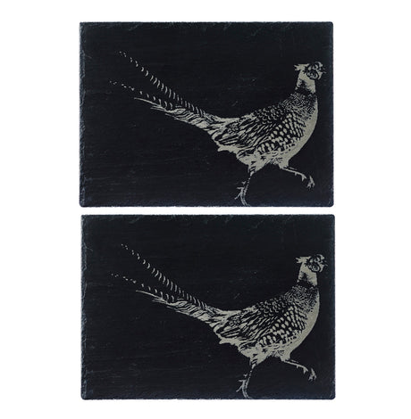 Selbrae House Pheasant Slate Place Mats - Set of 2