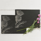 Selbrae House Thistle Slate Place Mats - Set of 2