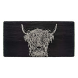 Highland Cow Slate Table Runner