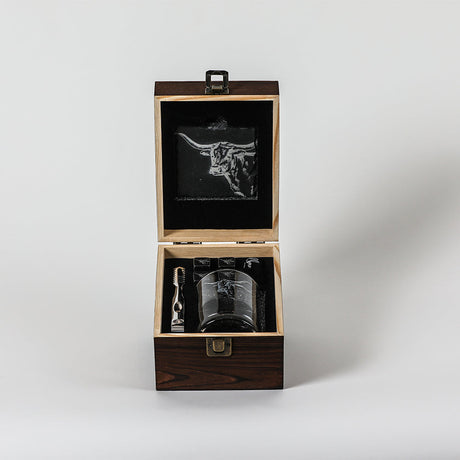 Texas Longhorn Drinks Set