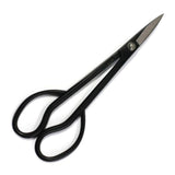 Yorkshire Bonsai Ryuga Black Carbon Steel Bud Scissors 180mm wth base