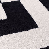 The Rugs Joli Geometric Black & White Rug