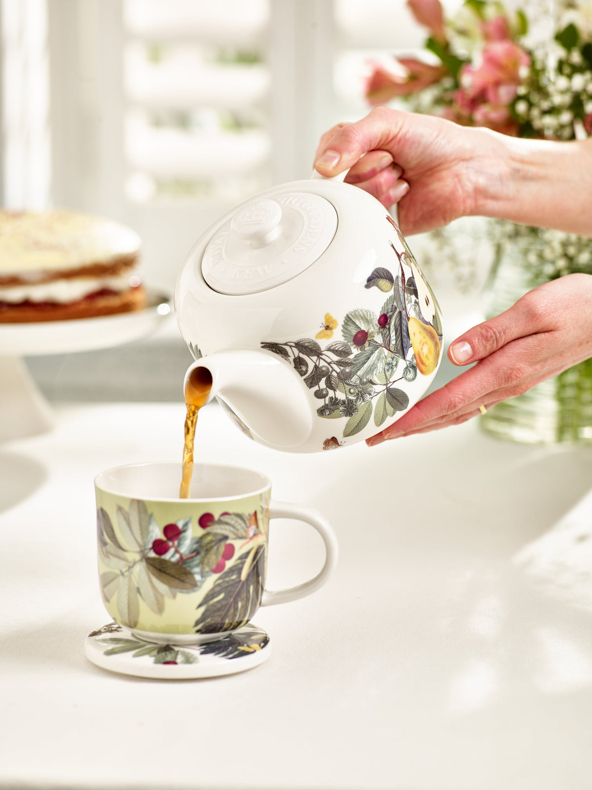Kew Bloom Mug & Coaster Set - 350ml