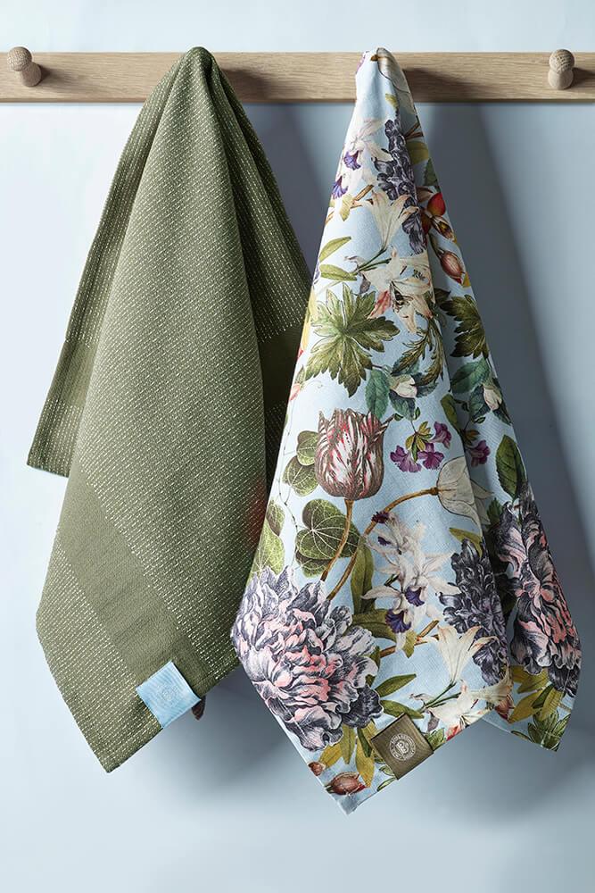 Kew Gardens Bee Floral Tea Towels - Set of 2