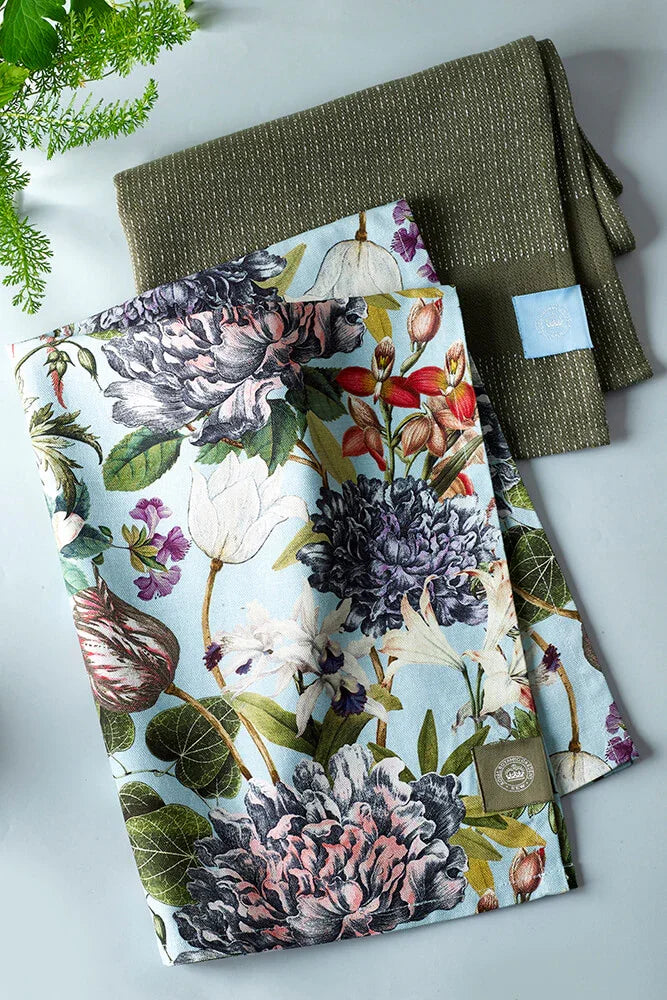 Kew Gardens Bee Floral Tea Towels - Set of 2