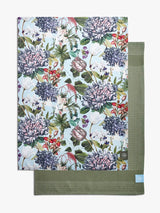 Kew Gardens Bee Floral Tea Towels - Set of 2