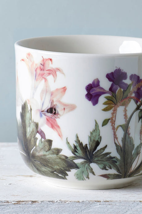 Kew Gardens Bee Floral White Mug