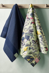 Kew Gardens Fruit and Floral Tea Towel - Set of 2, 100% cotton